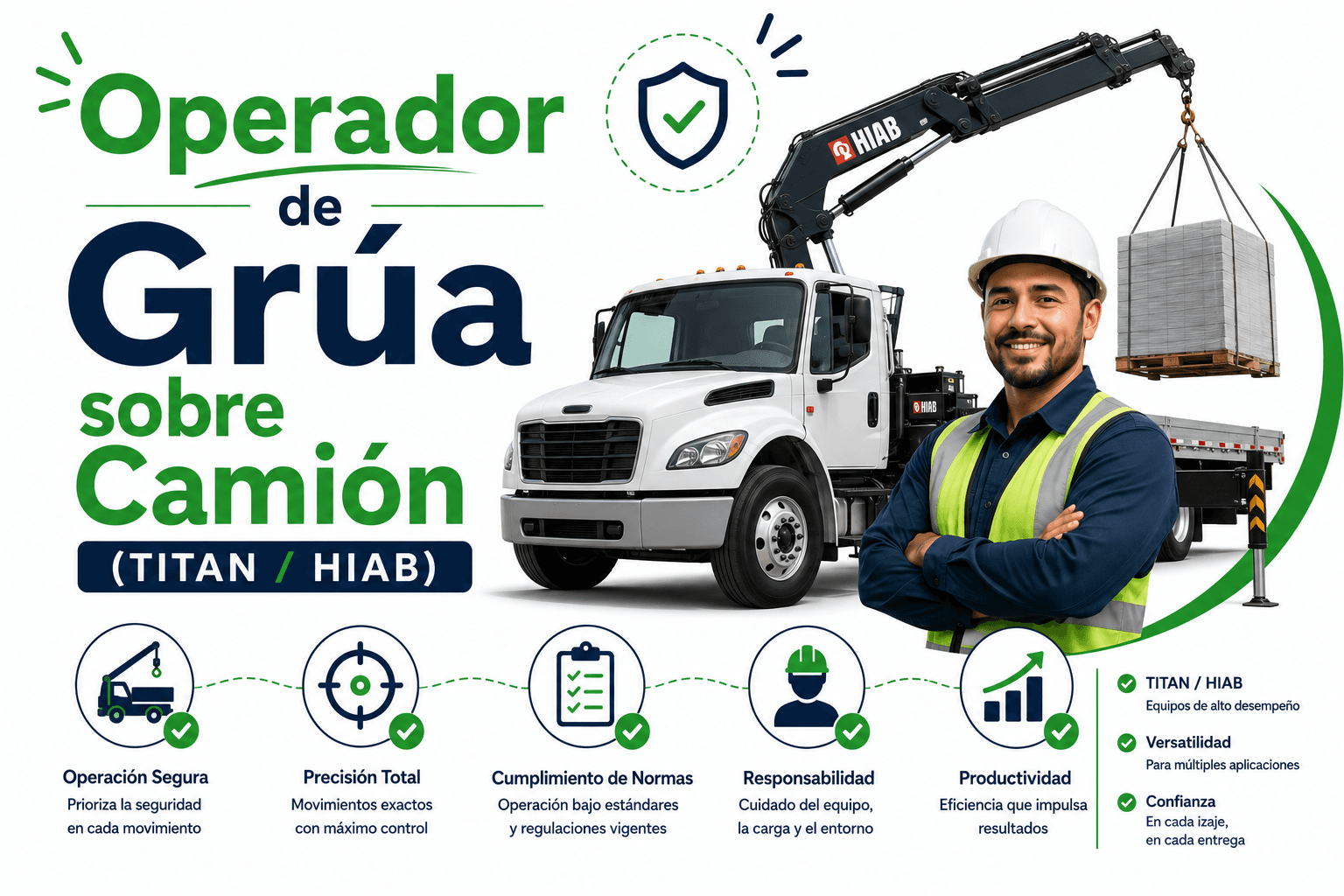 Operador de Grúa sobre Camión (TITAN / HIAB)